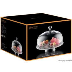 Nachtmann Bossa Nova Cake Plate With Dome -Kitchenware Discount Store 0099528 0 packaging LTSf5yKx