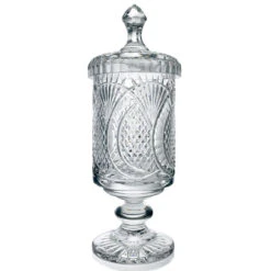 Waterford Crystal Mastercraft Seahorse Lidded Jar