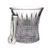 Waterford Crystal Lismore Diamond Ice Bucket With Tongs