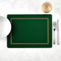 Pimpernel Classic Emerald Placemats Set Of 4