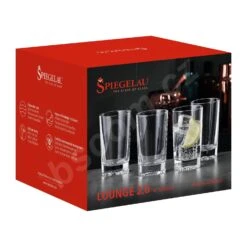 Spiegelau Lounge Soft Drink Glass, Set Of 4 -Kitchenware Discount Store 2710164box