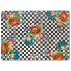 MacKenzie-Childs Flower Market Cork Back Placemats, Set Of 4