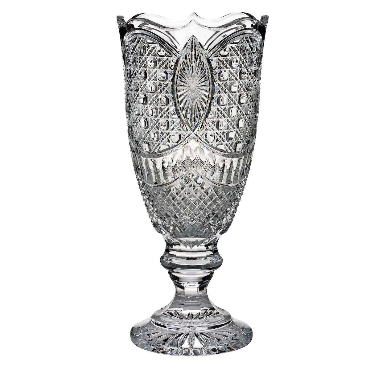 Waterford Crystal John Connolly Designer Studio Victorian Wicker Vase 1 Waterford Crystal John Connolly Designer Studio Victorian Wicker Vase