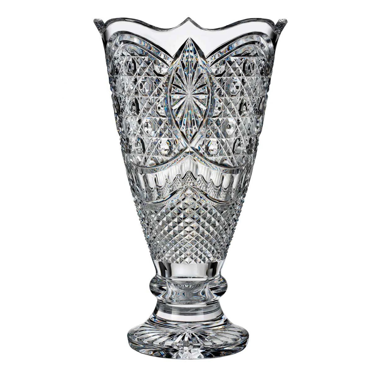 Waterford Crystal John Connolly Heritage Wicker Vase 33cm 1 Waterford Crystal John Connolly Heritage Wicker Vase 33cm