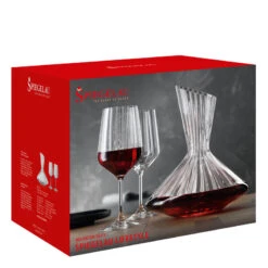 Spiegelau Lifestyle Decanter Set Of 3 - 2 Red Wine Glasses, 1 Decanter 0.75 L -Kitchenware Discount Store 4450193 lifestyle decanter set 2