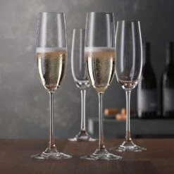 Spiegelau Salute Champagne Flutes, Set Of 4