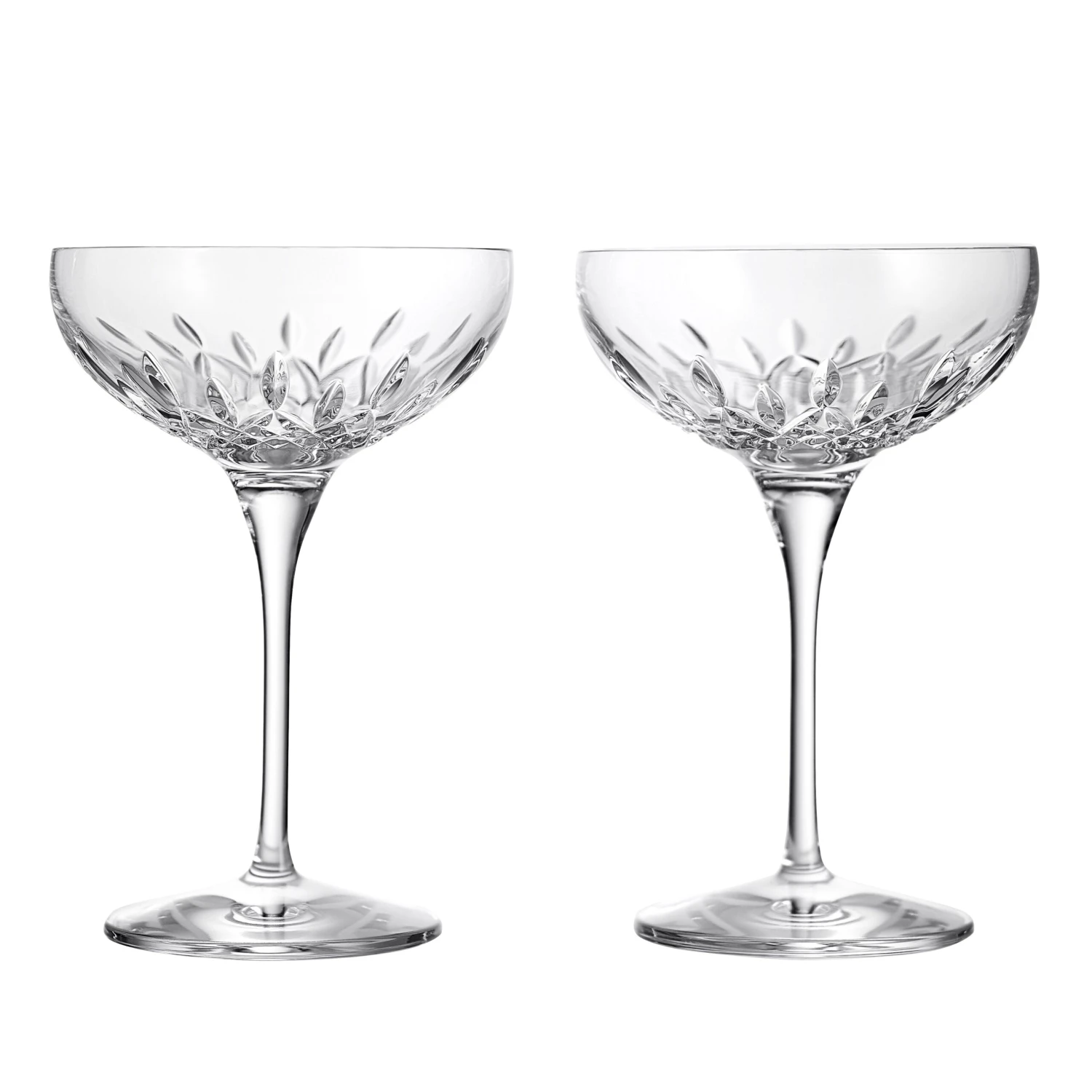 Waterford Crystal Lismore Essence Champagne Saucer 1 Waterford Crystal Lismore Essence Champagne Saucer