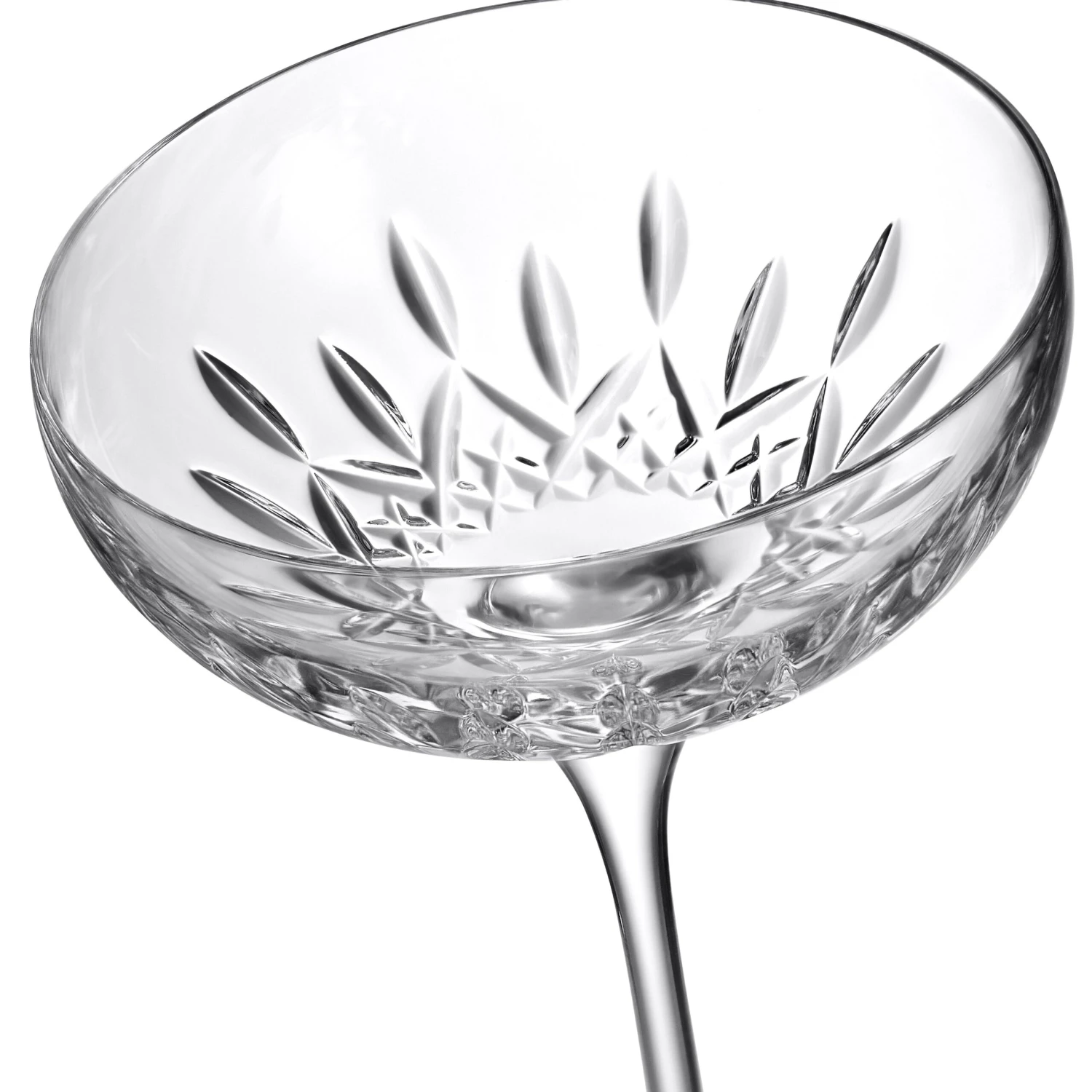 Waterford Crystal Lismore Essence Champagne Saucer 4 Waterford Crystal Lismore Essence Champagne Saucer - Image 4