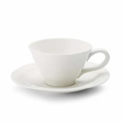 Sophie Conran For Portmeirion Tea Cup & Saucer, Set Of 4