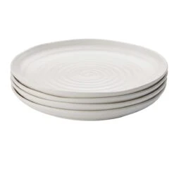 Sophie Conran For Portmeirion Round Coupe Buffet Plate, Set Of 4