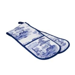 Pimpernel For Spode Blue Italian Double Oven Glove