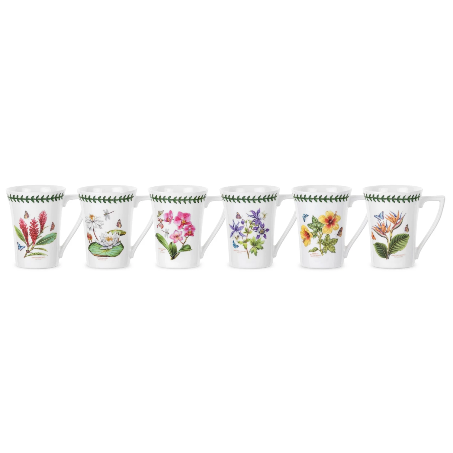 Portmeirion Exotic Botanic Garden Mug, Set Of 6 1 Portmeirion Exotic Botanic Garden Mug, Set Of 6
