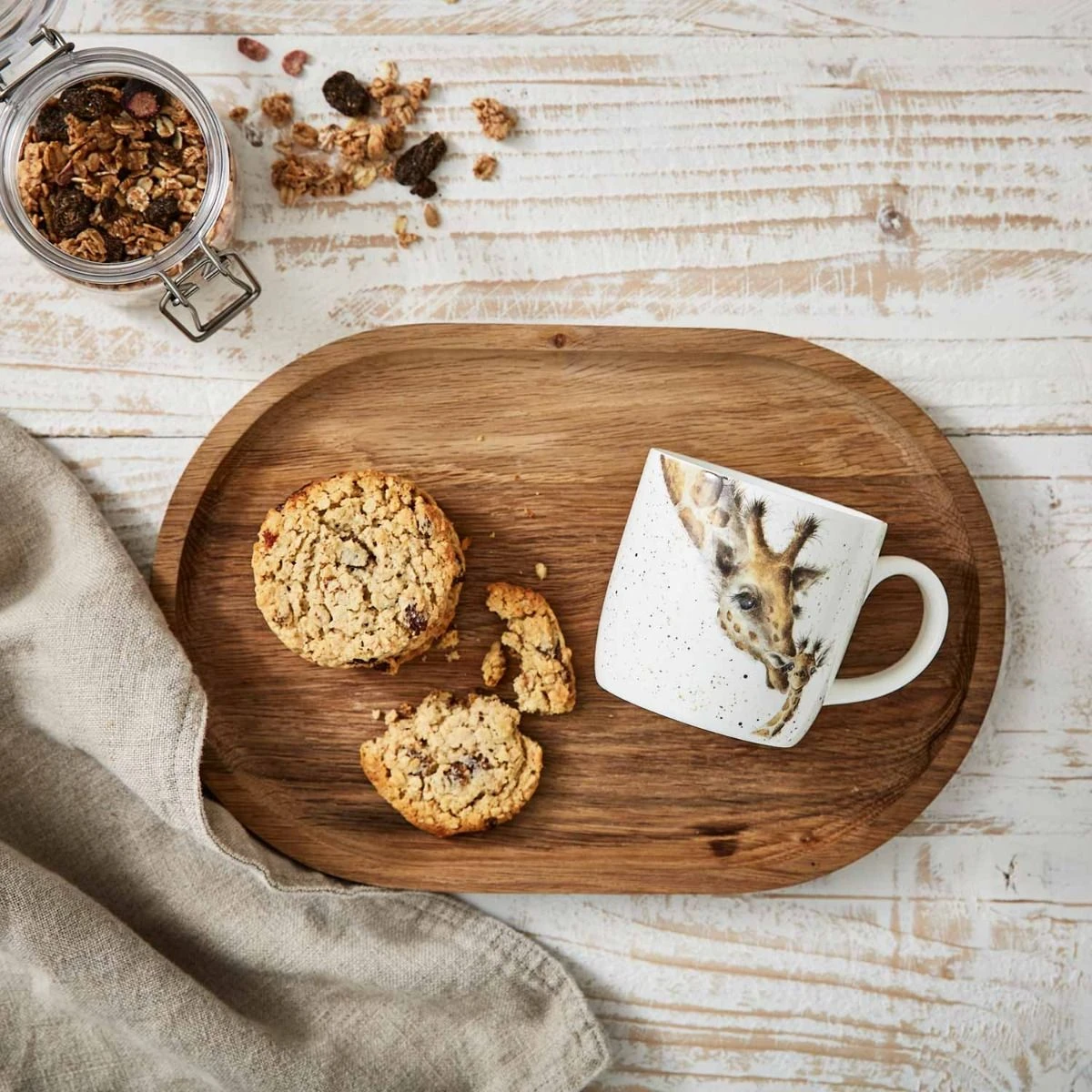 Royal Worcester Wrendale Designs First Kiss (Giraffe) Mug 1 Royal Worcester Wrendale Designs First Kiss (Giraffe) Mug