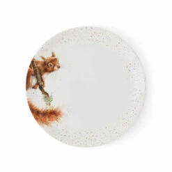 Royal Worcester Wrendale Designs Coupe Dinner Plate (Squirrel) Set Of 4 -Kitchenware Discount Store 749151683174 main