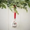Royal Worcester Wrendale Designs Bauble - Ho Ho Ho (Rabbit)