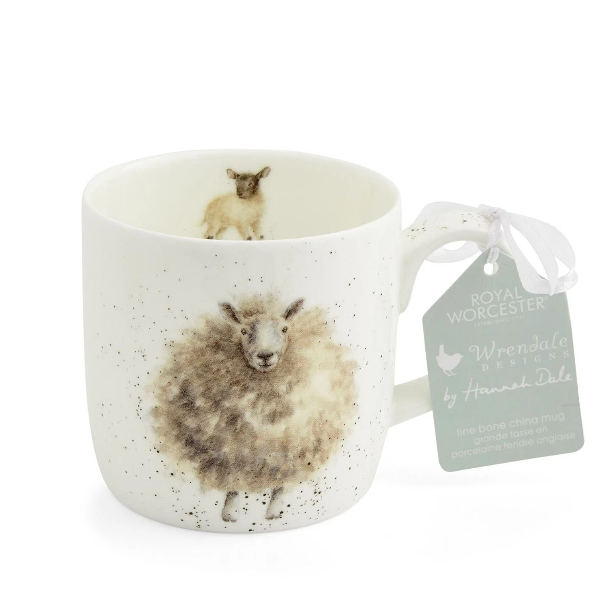 Royal Worcester Wrendale Designs The Woolly Jumper (Sheep) Mug 2 Royal Worcester Wrendale Designs The Woolly Jumper (Sheep) Mug - Image 2