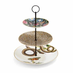 Spode Creatures Of Curiosity 3 Tier Cake Stand