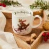Royal Worcester Wrendale Designs Sleigh Ride Mug