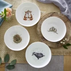 Royal Worcester Wrendale Designs Cereal Bowl (Badger, Hedgehog, Fox, Owl) Set Of 4 -Kitchenware Discount Store 749151788305 productlifestyle1 e437128f 1adc 45b8 8a5c f2ba1e56e89a