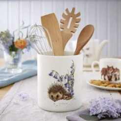 Royal Worcester Wrendale Designs Utensil Jar (Hedgehog)