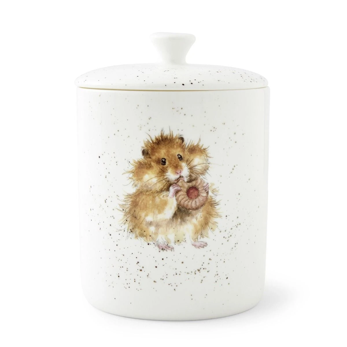 Royal Worcester Wrendale Designs Biscuit Barrel (Hamster) 2 Royal Worcester Wrendale Designs Biscuit Barrel (Hamster) - Image 2