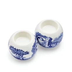 Spode Blue Tealight Holders, Set Of 2 -Kitchenware Discount Store 749151808409 altview2
