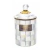 MacKenzie-Childs Sterling Check Enamel Canister - Medium