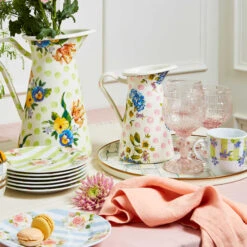 MacKenzie-Childs Sterling Check Enamel Tray -Kitchenware Discount Store 89269 540 1