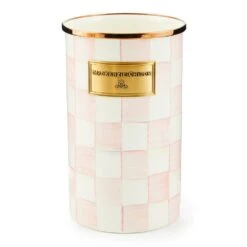 MacKenzie-Childs Rosy Check Utensil Holder