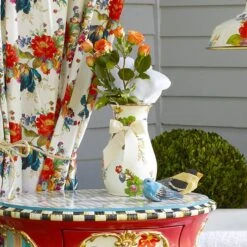 MacKenzie-Childs Flower Market Enamel Tall Vase 6 MacKenzie-Childs Flower Market Enamel Tall Vase -Kitchenware Discount Store 89830 95 1