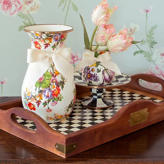 MacKenzie-Childs Flower Market Enamel Tall Vase 4 MacKenzie-Childs Flower Market Enamel Tall Vase - Image 4