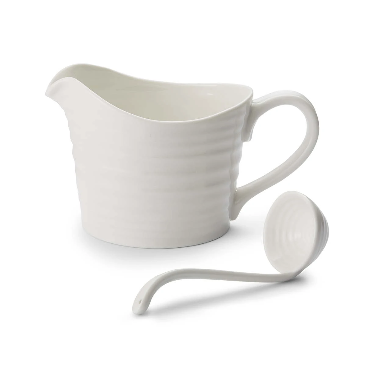 Sophie Conran For Portmeirion Sauce Jug & Mini Ladle 1 Sophie Conran For Portmeirion Sauce Jug & Mini Ladle