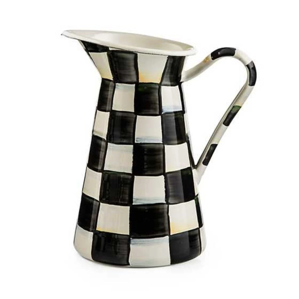 MacKenzie-Childs Courtley Check Practical Medium Pitcher 1 MacKenzie-Childs Courtley Check Practical Medium Pitcher