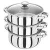 Judge 3 Tier Glass Lid Steamer Set