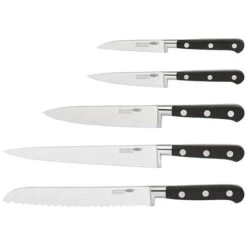 Stellar Sabatier IS 5 Piece Knife Block Set, Wood -Kitchenware Discount Store IS60 2