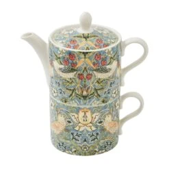 Spode Morris & Co Tea For One - Strawberry Thief
