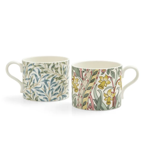 Spode Morris & Co Mugs - Daffodil & Willow Bough, Set Of 2 3 Spode Morris & Co Mugs - Daffodil & Willow Bough, Set Of 2 - Image 3