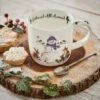 Royal Worcester Wrendale Designs Gathered All Around Snowman Mug