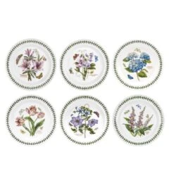 Portmeirion Botanic Garden Plate (Drum) 26.7cm Set Of 6