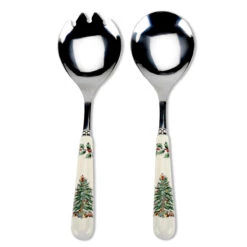 Spode Christmas Tree Salad Servers (pair)