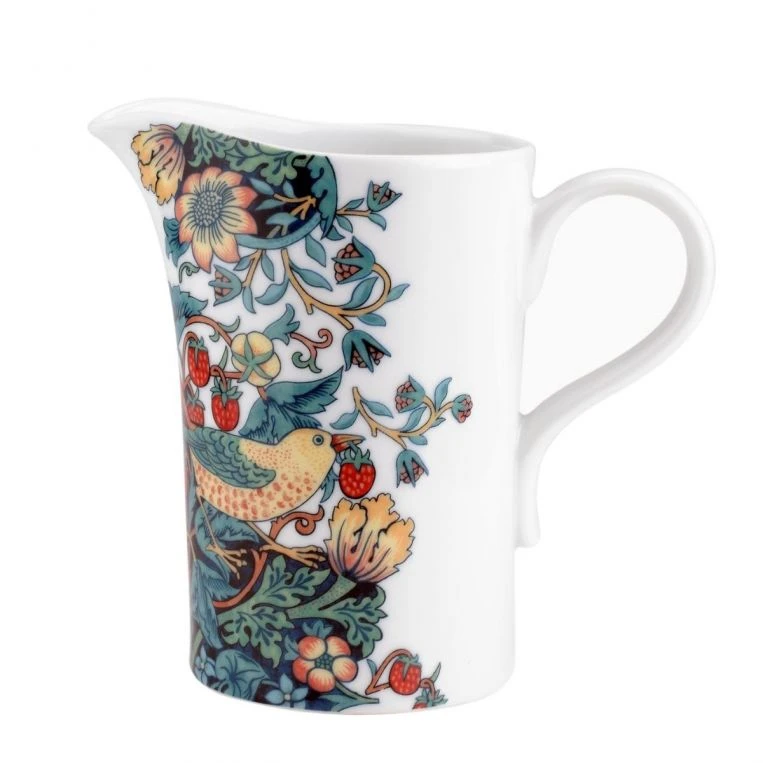 Spode Morris & Co Strawberry Thief Jug 1.5 Pint 1 Spode Morris & Co Strawberry Thief Jug 1.5 Pint