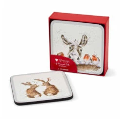 Pimpernel For Royal Worcester Wrendale Designs Christmas Coaster, Set Of 6 -Kitchenware Discount Store X0010268976 2 a57e0606 20d4 460b 8636 9af3fe20301e