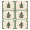 Pimpernel For Spode Christmas Tree Placemats Set Of 6