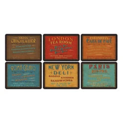 Pimpernel Lunchtime Placemats Set Of 6
