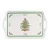 Spode Christmas Tree Melamine Large Serving Tray With Handles