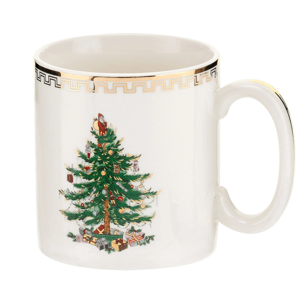 Spode Christmas Tree Gold Mugs Set Of 4 1 Spode Christmas Tree Gold Mugs Set Of 4