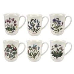 Portmeirion Botanic Garden Tulip Beaker Set Of 6