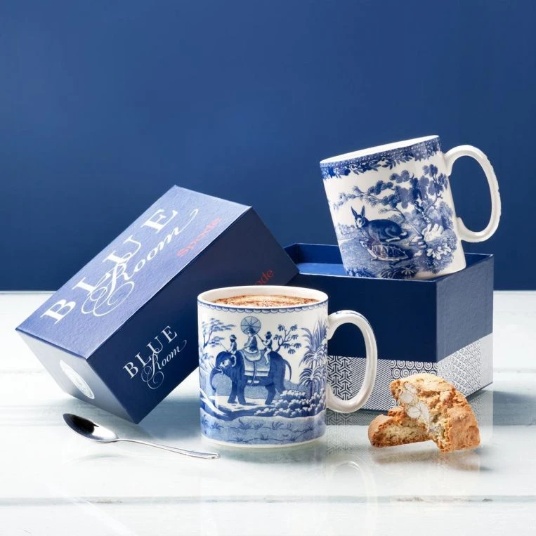 Spode Blue Room Mug - Archive - Aesops Fables 2 Spode Blue Room Mug - Archive - Aesops Fables - Image 2