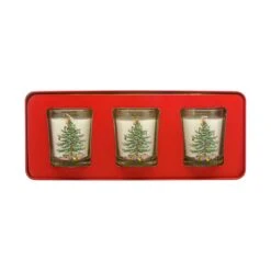 Wax Lyrical For Spode Christmas Tree Votive Candle Set