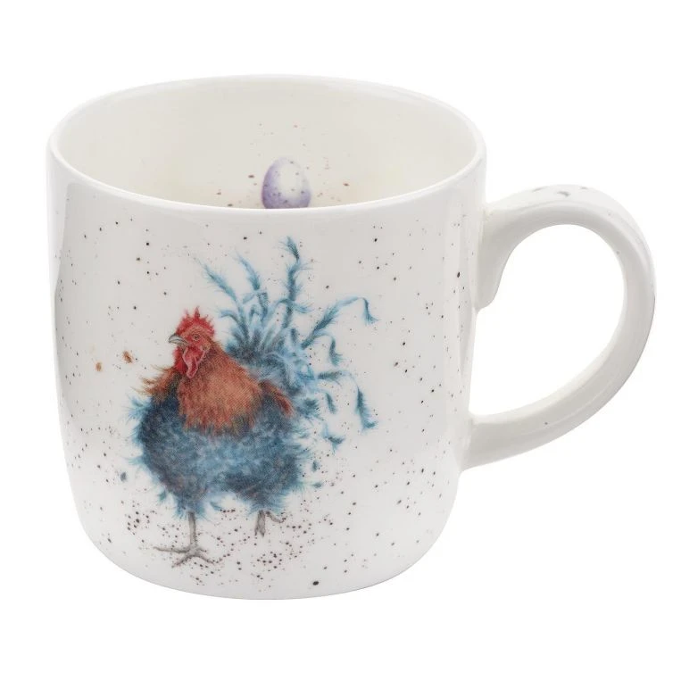 Royal Worcester Wrendale Designs King Of The Coop Mug 1 Royal Worcester Wrendale Designs King Of The Coop Mug
